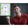 Iconikal 32 Player Easter Bingo Set with Bonus Pin the