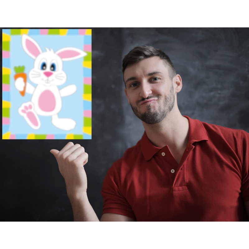 Iconikal 32 Player Easter Bingo Set with Bonus Pin the