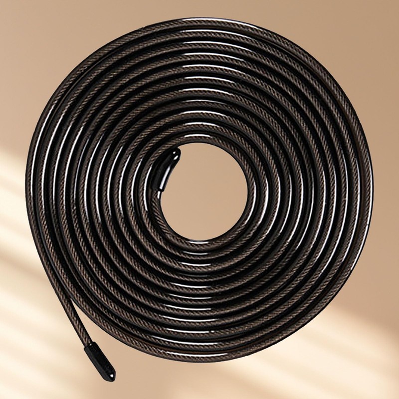 KAKAKE Skipping Rope Replacement Cable, Black Steel Skipping Rope Replacement