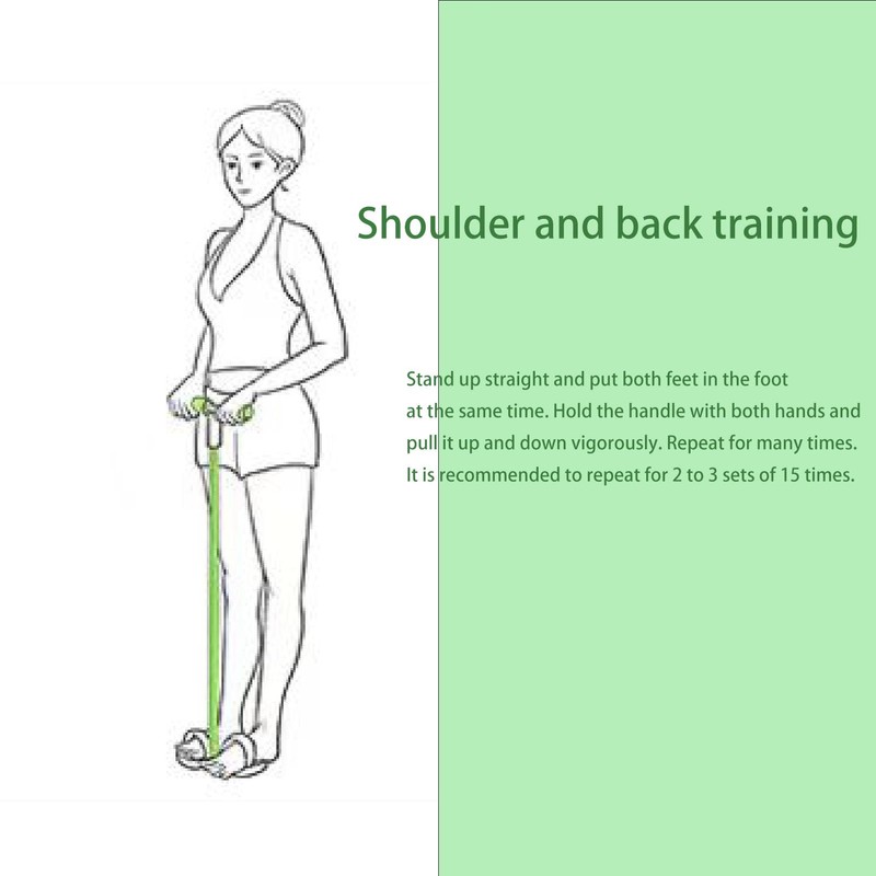 Pedal Stretch Resistance Band, 4 Tube Elastic Yoga Pedal Stretch