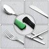Ewingger 4 Set Stainless Steel Travel Cutlery with Case, 12