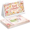 KONVINIT Small Desk Calendar 2026-2027, Pink Desk Calendar 2026 -