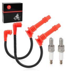Moto1988 Spark plug & Wire Cap Compatible with Polaris RZR XP 4 S 900 1000 RS1 Turbo 2014-2023 4014296 4014295 4017695 4017694