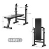 Foldable Bench Press Bench, Workout Bench for Home Gym, Adjustable