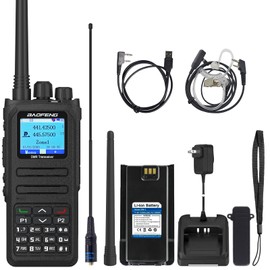 BAOFENG DM-1701A DMR Radio Digital Analog Walkie Talkie GD-77 Dual Band 5W Long Range 3000CH Radio Upgrade Appearance of DM-1701 with Full Kit