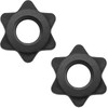 LICQIC 2 PCS Dumbbell Spinlock Collars, Barbell Bar Hexagon Nuts,