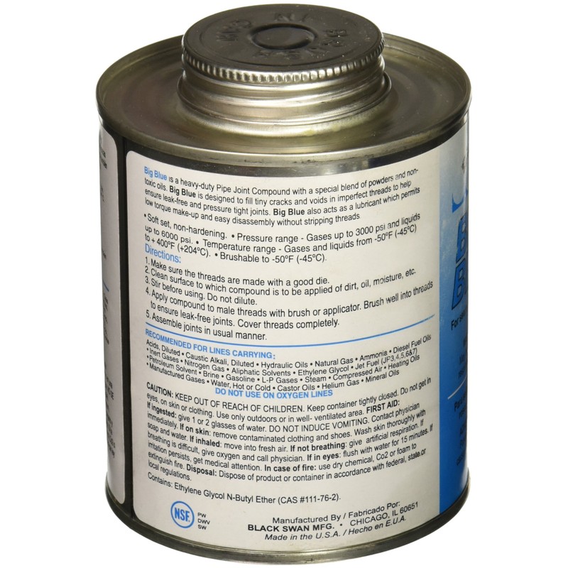 Black Swan 86312 Big Blue Thread Sealant