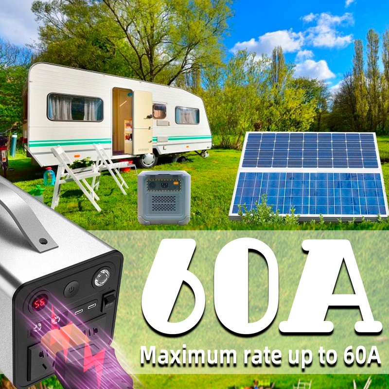 sovunis Solar to XT60 Extension Cable 12AWG Solar Connector to
