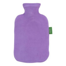 Fashy Hot Water Bottle 2.0 L with 100% Recycled Fleece Cover Made of Polyester 67405 55