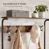 VASAGLE Hall Tree with Shoe Bench, Coat Rack Shoe Bench,