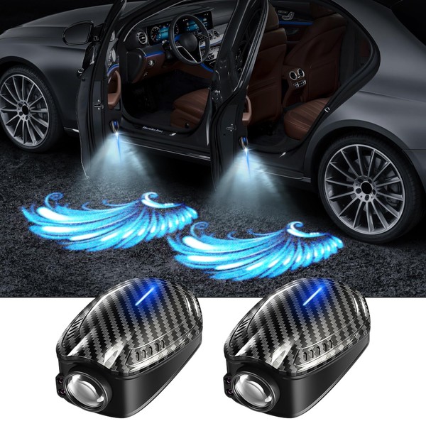 FUNGORGT 2Pcs Car Door Light Car - Door Projector Logo
