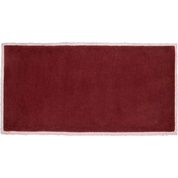 Minuteman Rectangular 44'' x 22'' Hearth Rug - Plum Wine
