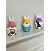 Madanar Easter Resin Gnomes for Tiered Tray Shelf Decorations -