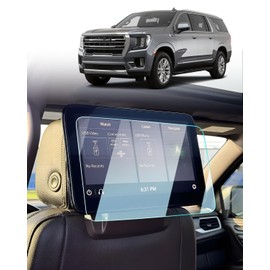For 2025 GMC Yukon Screen Protector - (2PCS) 2025 2024 2023 2022 2021 Yukon SLE/SLT/AT4/Denali/Denali Ultimate Accessories 9H Tempered Glass 12.6 Inch Touchscreen Anti-Scratch Reduce Fingerprints