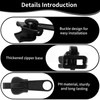 6 Pcs Zipper Pull Replacement, Zip Slider Repair Kit 3