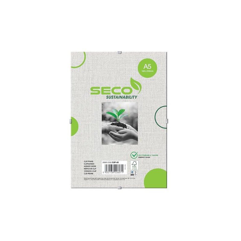 Stewart Superior A5 Back Loading Clip Frame with Plexi Safety