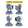 Forged Terrain Descendants of Tyr – 5 Viking Barbarian Miniatures