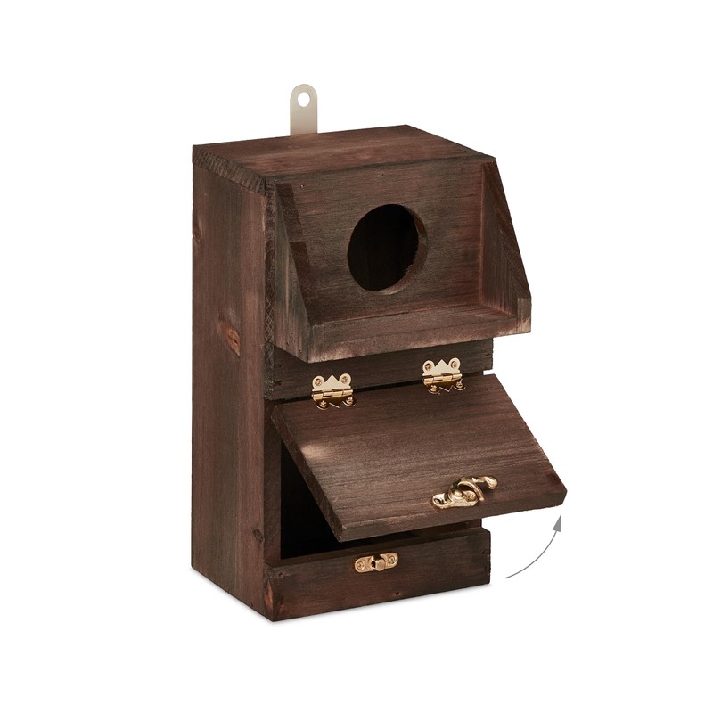 Relaxdays Nesting Box for Great Tit & Garden Redstart with