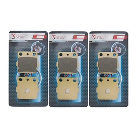 Moto Pastillas de freno delanteras y traseras compatible con Yamaha YFM 350 YFM350 2004-2011 Raptor 350 YFM 660 YFM660 Raptor 660R 2001-2005 FA084F FA084R