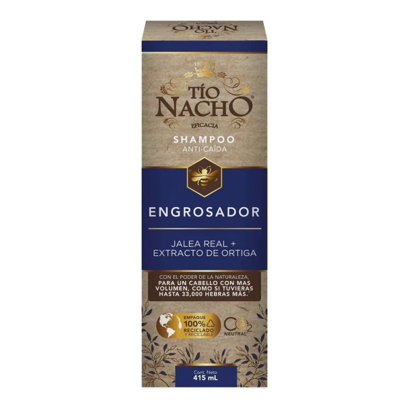 Tio Nacho Shampoo Engrosador Anti-caída Fortalecedor 415 Ml