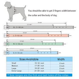 Pimaodog Sharp Spiked Studded Dog Collar 2 Inch Width Stylish Leather Dog Collars for Medium & Large Dogs Pitbull Labrador Boxer Rottweiler German Shepherd (S:15-18 inch, Gold Brown-1)