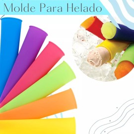 Veraly Moldes De Silicona Helados Paletas Reutilizable Hielo F