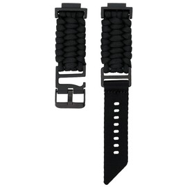 Abanen Nylon Braided Watch Band Paracord Strap with Adjustable Safety Buckle for Casio gshock DW-5600/8900, GA-100/GW-B5600/GB-5600 /GW-6900 (Black)