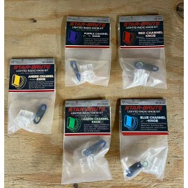 Stryker SR1 StarBryte Lighted Channel Radio Knob Kit Triple LED illumination NEW
