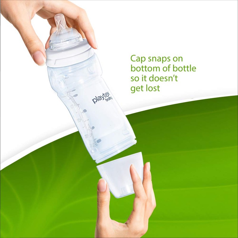 Diaper Genie Playtex Nurser Drop-Ins Baby Bottle Disposable Liners, Closer