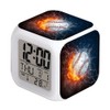 Cointone Led Alarm Clock Baseball Burning Sport Design Creative Desk