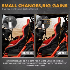 NICECNC 2PCS Lift Seat Riser Raise Kit For Can-Am Maverick X3 Max RR R TURBO 2017-2024