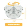 LAMIVEENLA Drink Packet Organizer 360°Rotating - Water drink Packet Holder