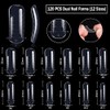 Dual Nail Forms Set, 120pcs Dual Forms Nails with 10pcs