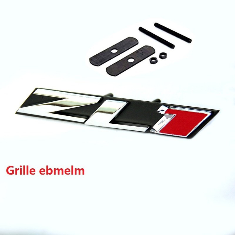 1x Grille Zl1 Emblem Badge Letter Zl1 Grill Compatible with