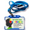 My Son has Autism/is Autistic Disability ID Card & Blue