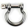 DAUMLINK® 2 round shackles, curved, material stainless steel A4 /