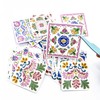 100Pcs Decorative Tile Stickers, 50 Unique Designs for Adults, Scrapbook