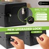 Urban August Dual Combination & Keyed Lockbox - Lockable Box