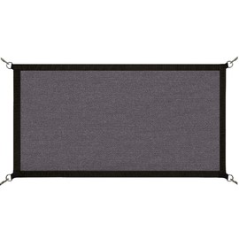 World Class Equine Solid Nylon Stall Guard 21 inch x 39 inch, Dark Grey