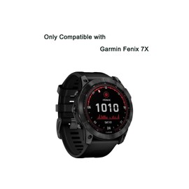HYGMOCC [2 Pack] Screen Protector Designed for Garmin Fenix 7X (51mm), High Definition Watch Screen Protector, 9H Hardness, Anti-scratch, Touch Sensitive, Drop-protection
