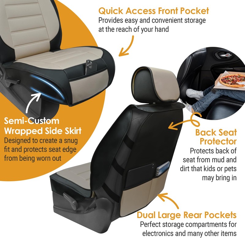 LPI Truck Heavy Duty Premium Truck Seat Covers for Full-Size