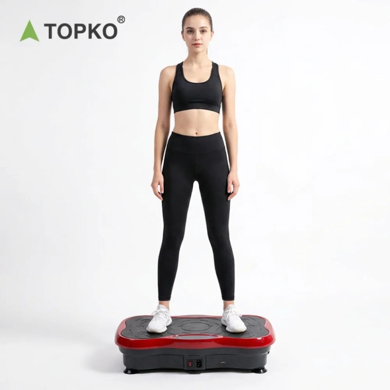 TOPKO US Warehouse Leg-slimming Vibration Plate Portable Workout Vibration Platecolor: