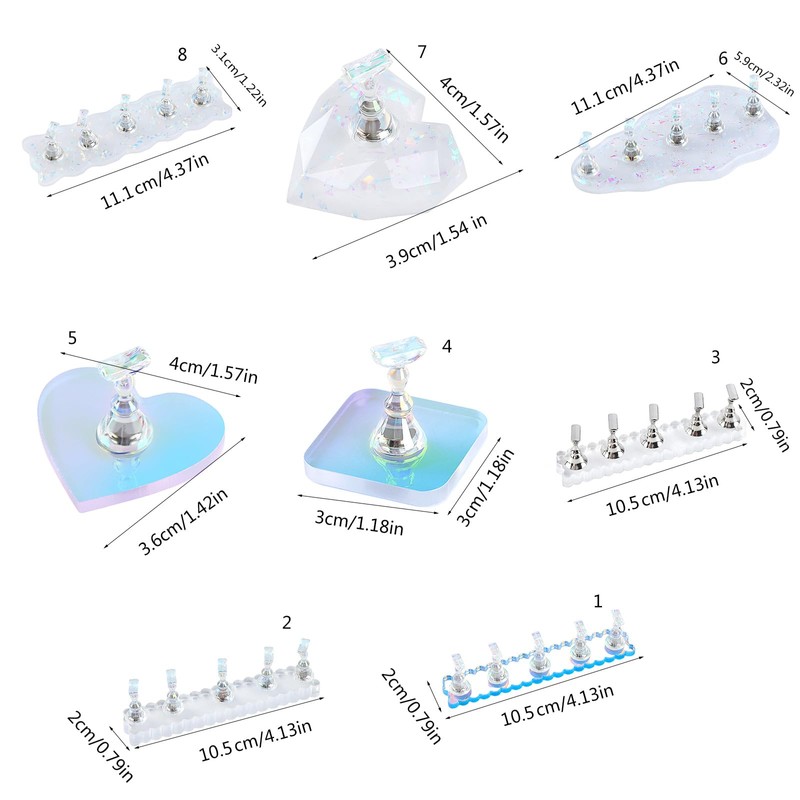 QIANQJL Nail Stand for Press On Nail Holder Acrylic Nails