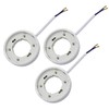 GX53 Standard Base Socket,3-Pack TWDRTDD GX53 Lamp Holder Connector for