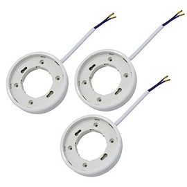GX53 Standard Base Socket,3-Pack TWDRTDD GX53 Lamp Holder Connector for Gx53 Light Bulb