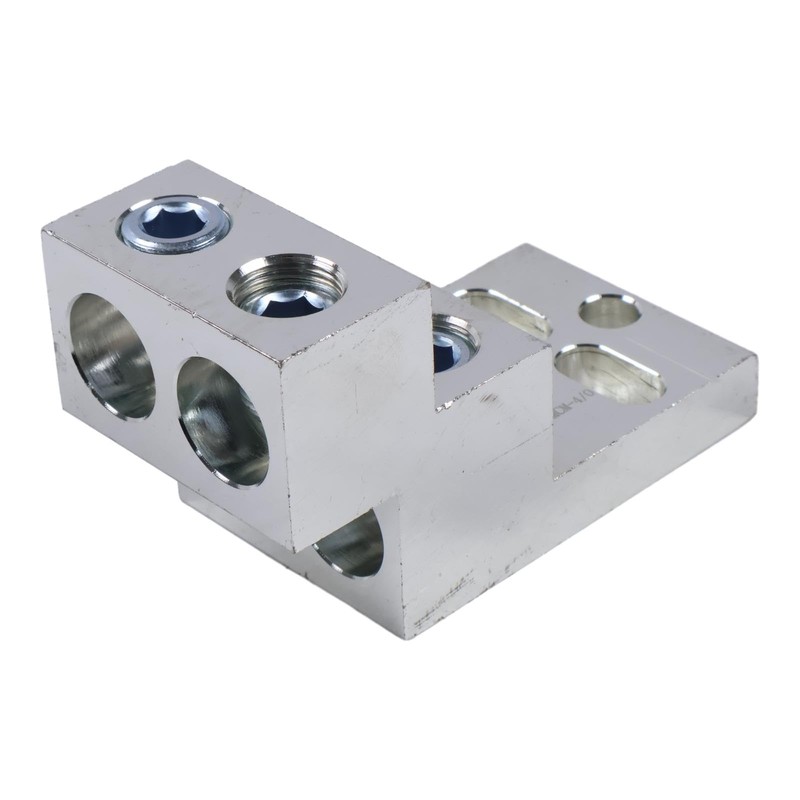 YUXSOUQ Mechanical Stacked Lug 600T-4 CU9AL, 500 Kcmil-4 600 MCM-2