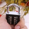 Combination Lock, Blue Zinc Alloy 10 Digit Push Button Security