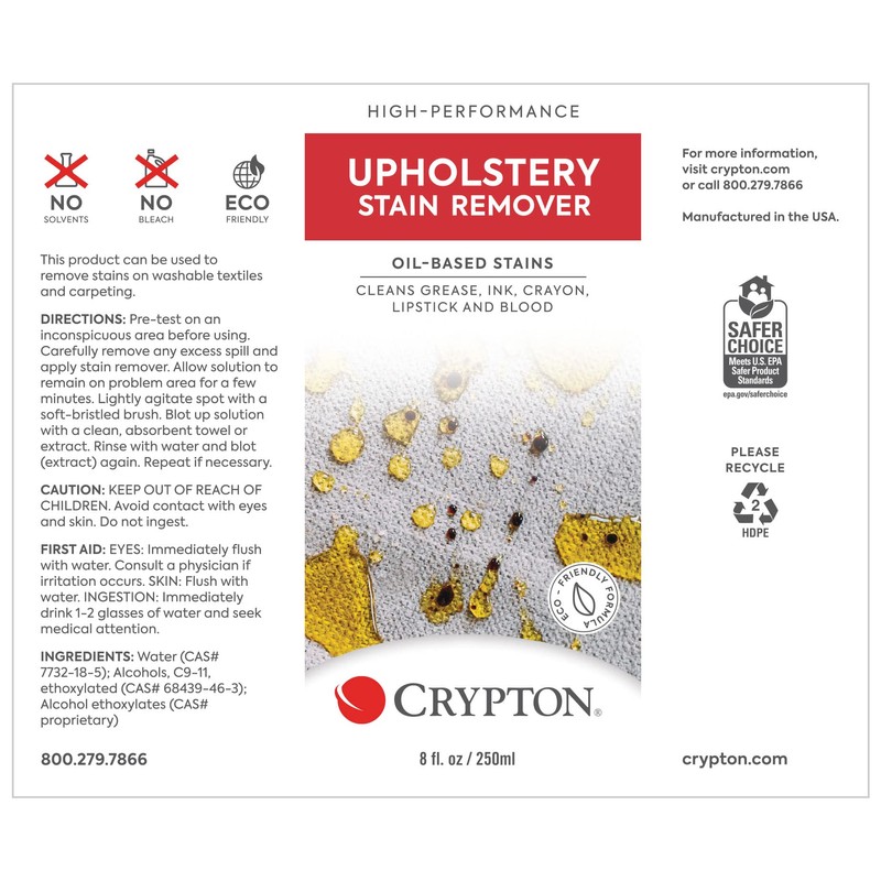 Crypton Upholstery Gold and Purple Stain Remover Kit with Odor