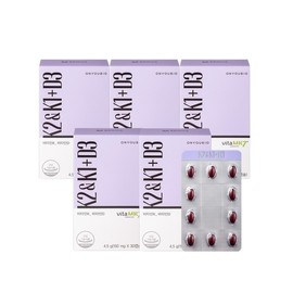 Onyu Bio Bone Health Patent TransMK-7 K2+D3 5 boxes (5 months supply) / 온유바이오 뼈 건강 특허 트랜스MK-7 K2+D3 5박스 (5개월분)