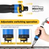 12PCS Impact Screwdriver Set, Professional 1/2" Hand Impact Wrench, S2